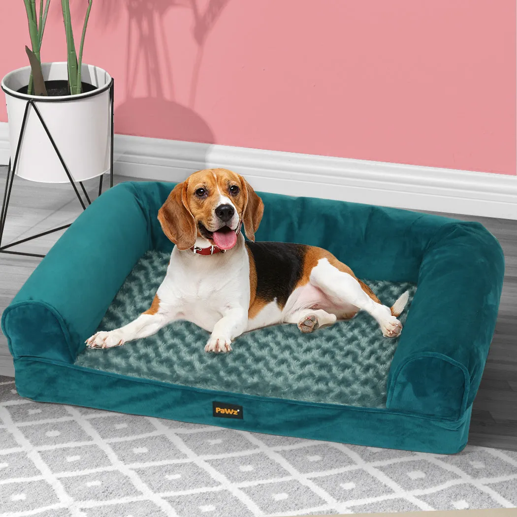 Pet Bed Sofa Dog Beds Bedding Soft Warm Mattress Cushion Pillow Mat Plush - M
