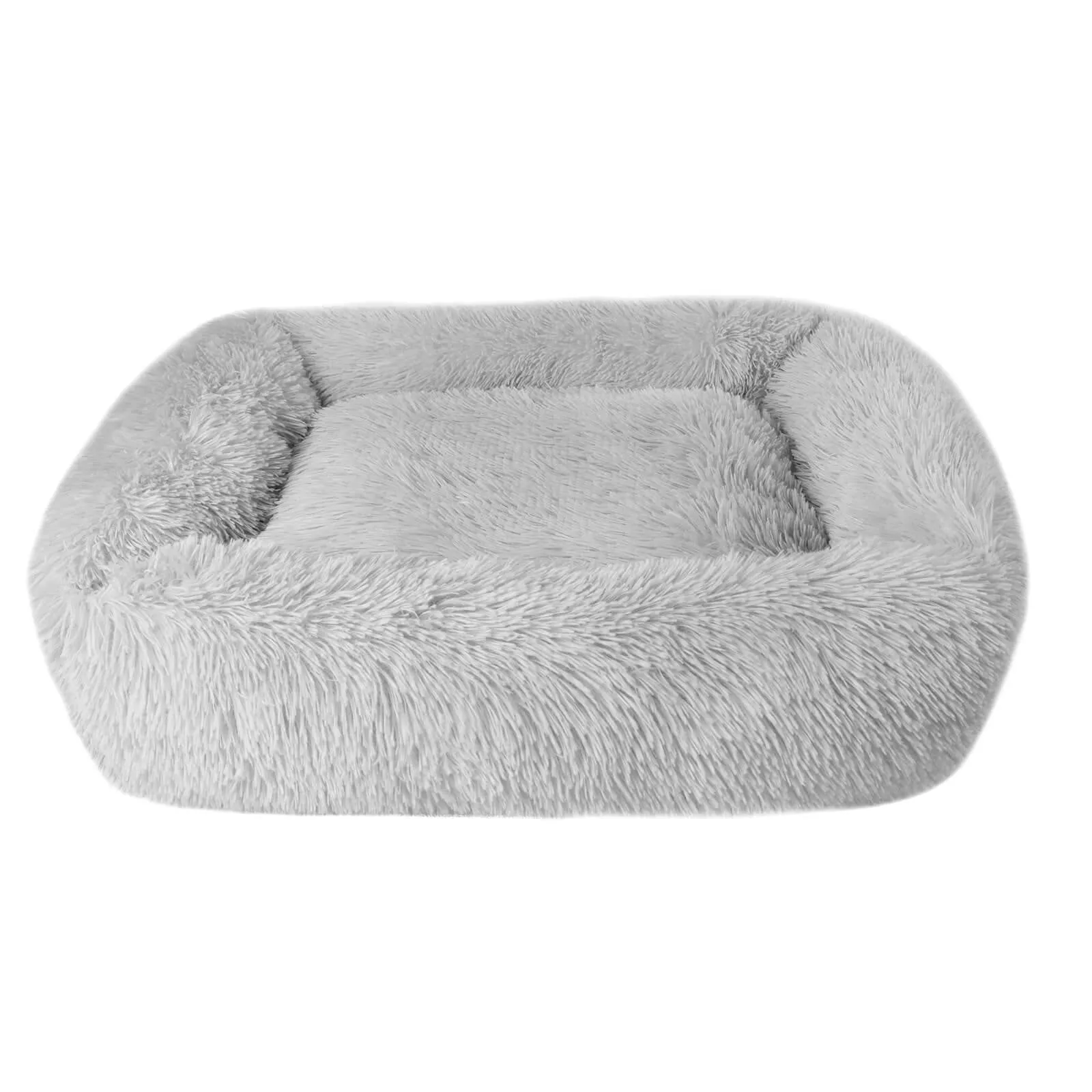 Pet Dog Cat Calming Bed Non-slip Plush Sleeping Nest