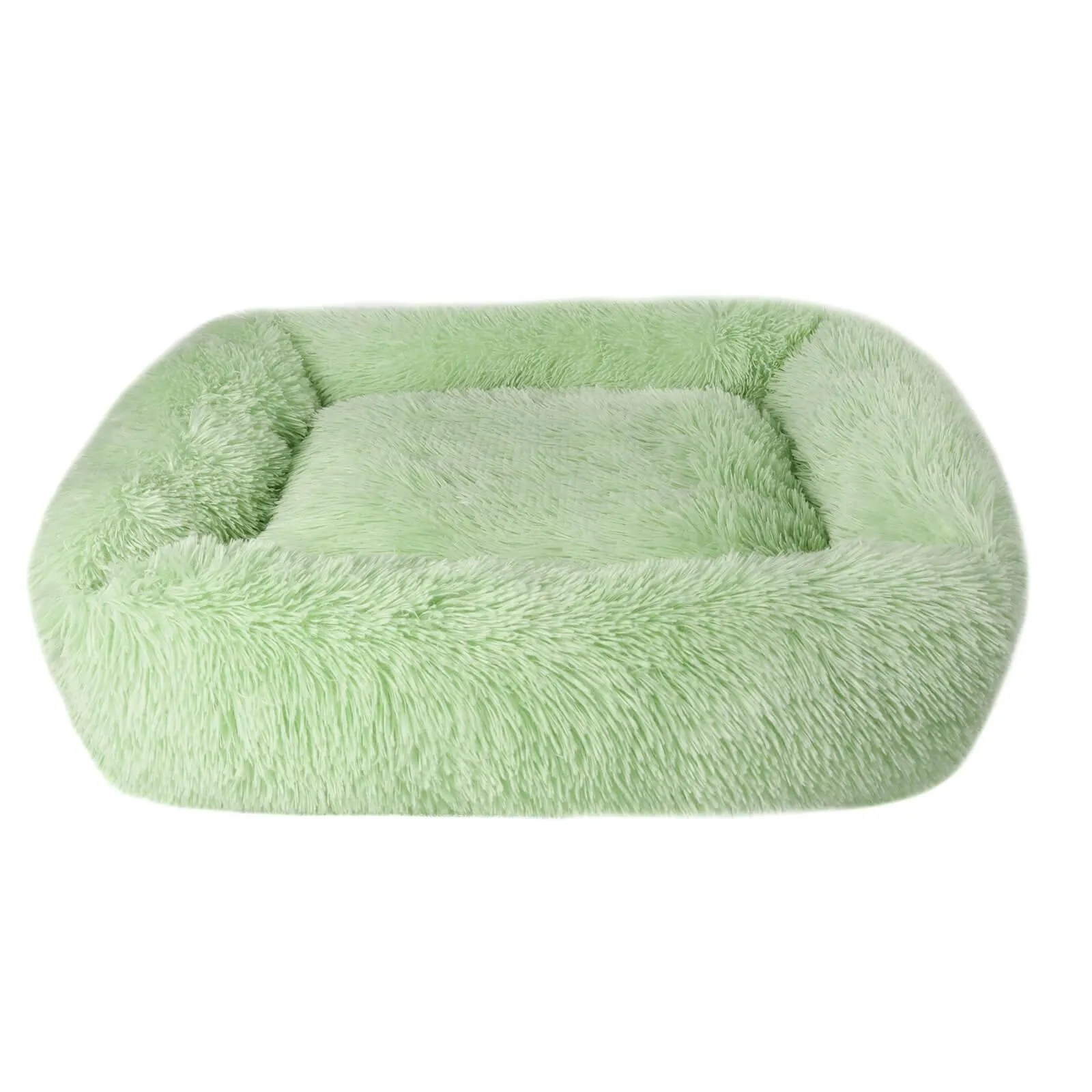 Pet Dog Cat Calming Bed Non-slip Plush Sleeping Nest