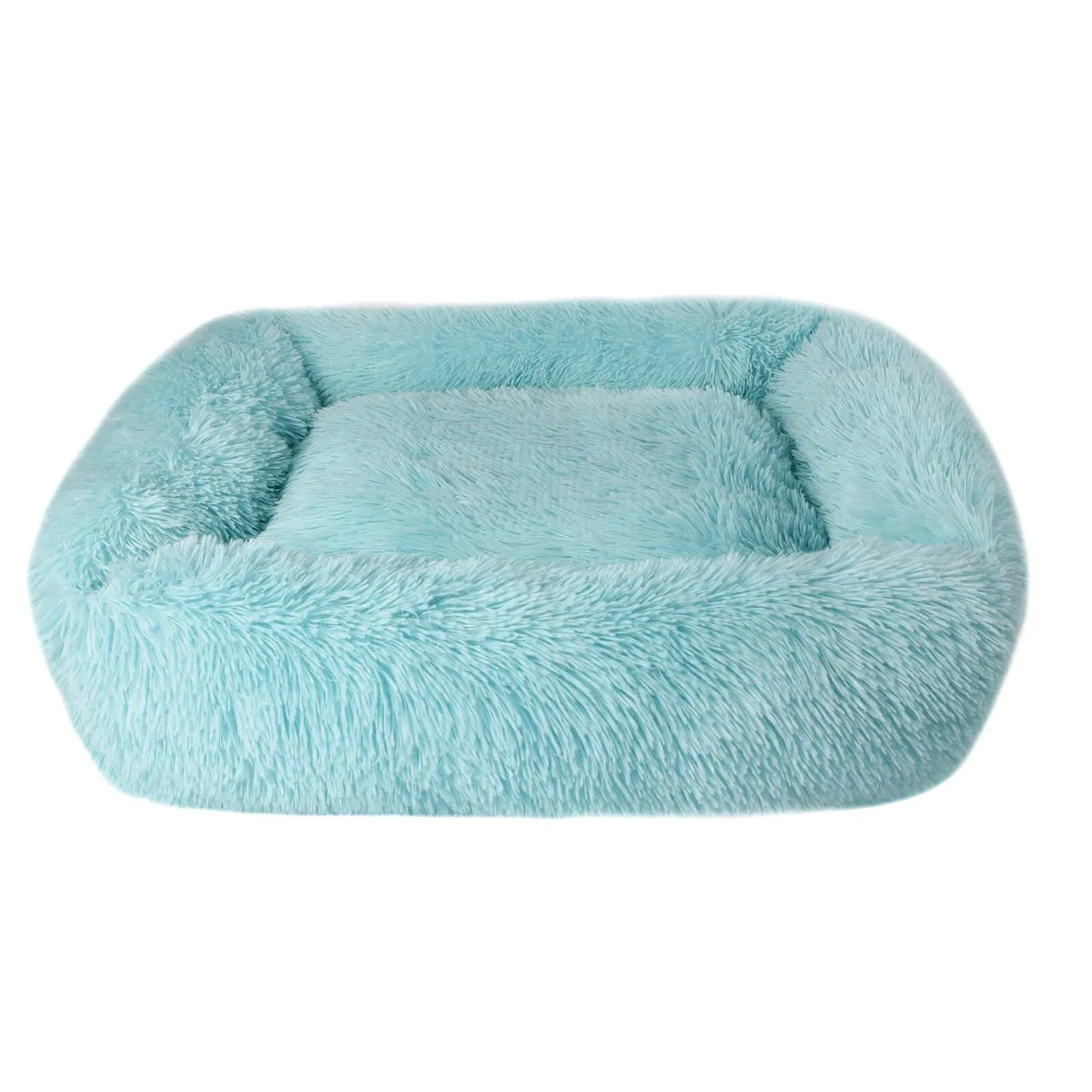 Pet Dog Cat Calming Bed Non-slip Plush Sleeping Nest
