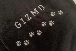 Pet Fleece Blanket - Paws - Personalised