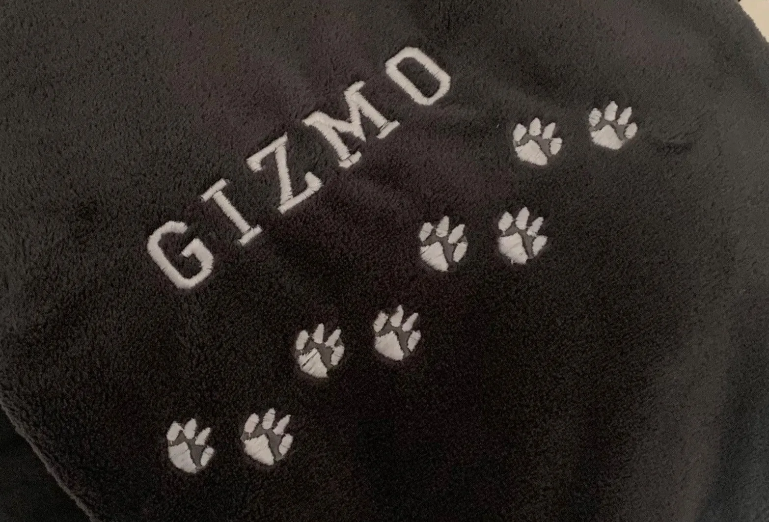 Pet Fleece Blanket - Paws - Personalised