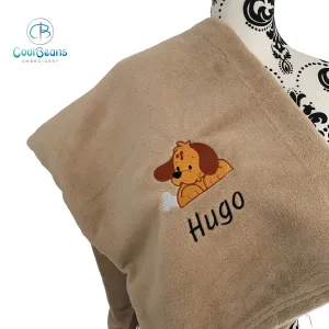Pet Fleece Blanket - Puppy - Personalised