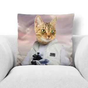 PRINCESS LAYABOUT - CUSTOM PET PORTRAIT THROW PILLOW