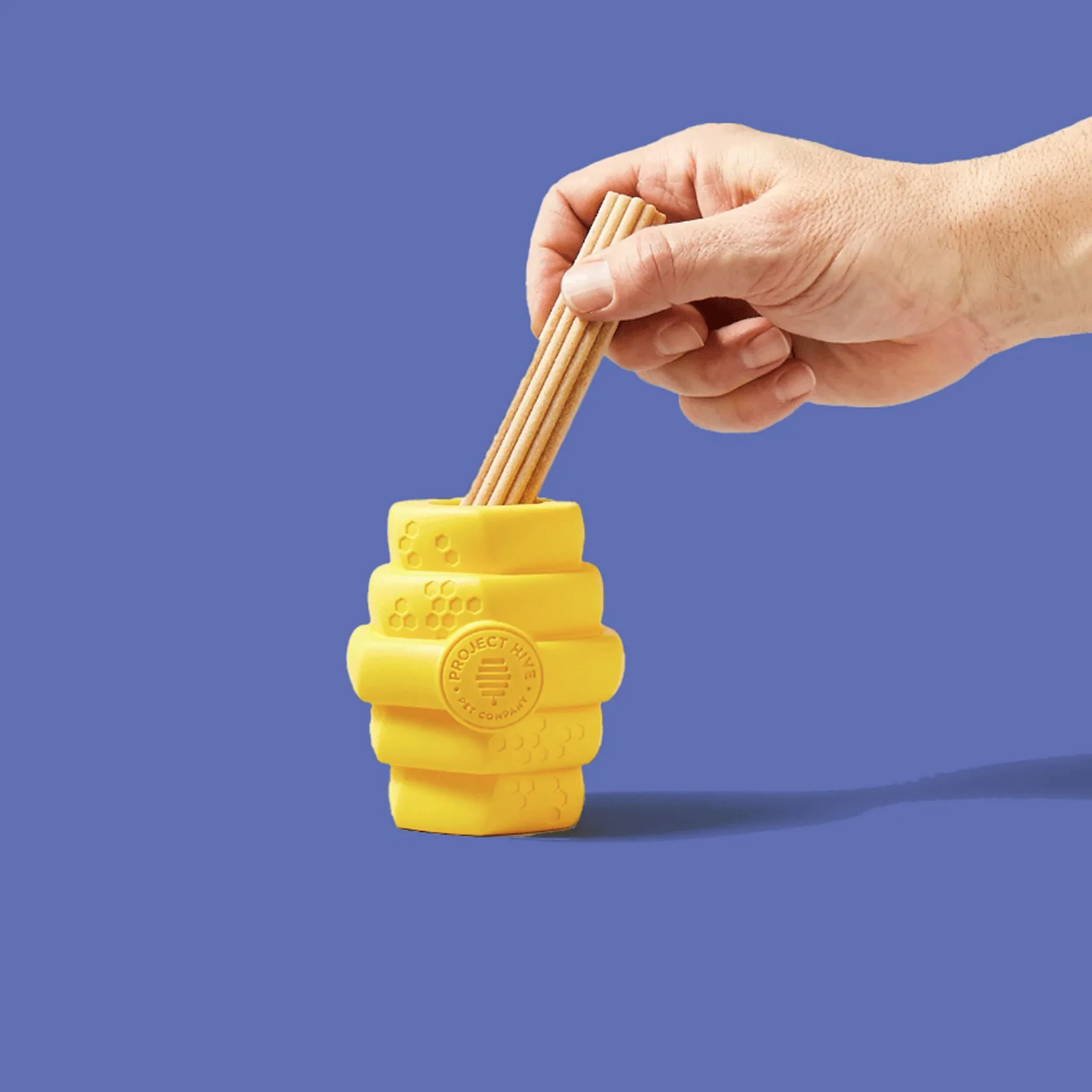 Project Hive Chew Yellow Dog Toys