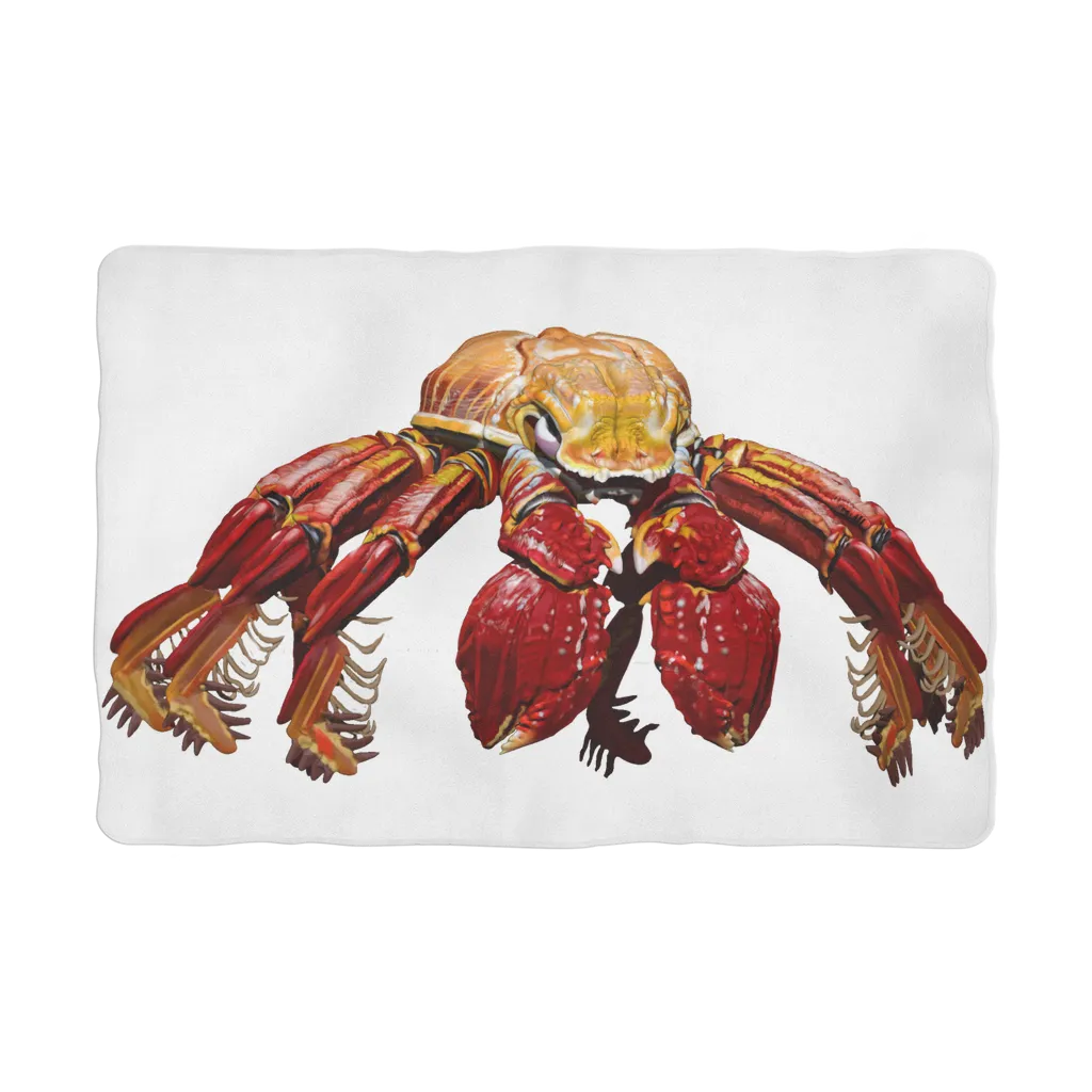 Red Crab Sublimation Pet Blanket