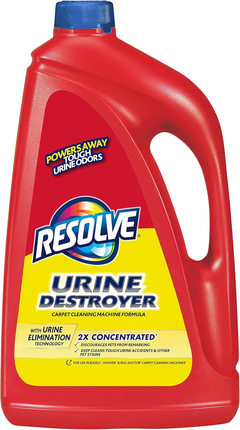 Resolve Carpet Concentrate for Steam Urine Destroyer, Carpet Cleaner Solution, Carpet Cleaner, Pet Stain and Odor Remover, 60 Fl Oz