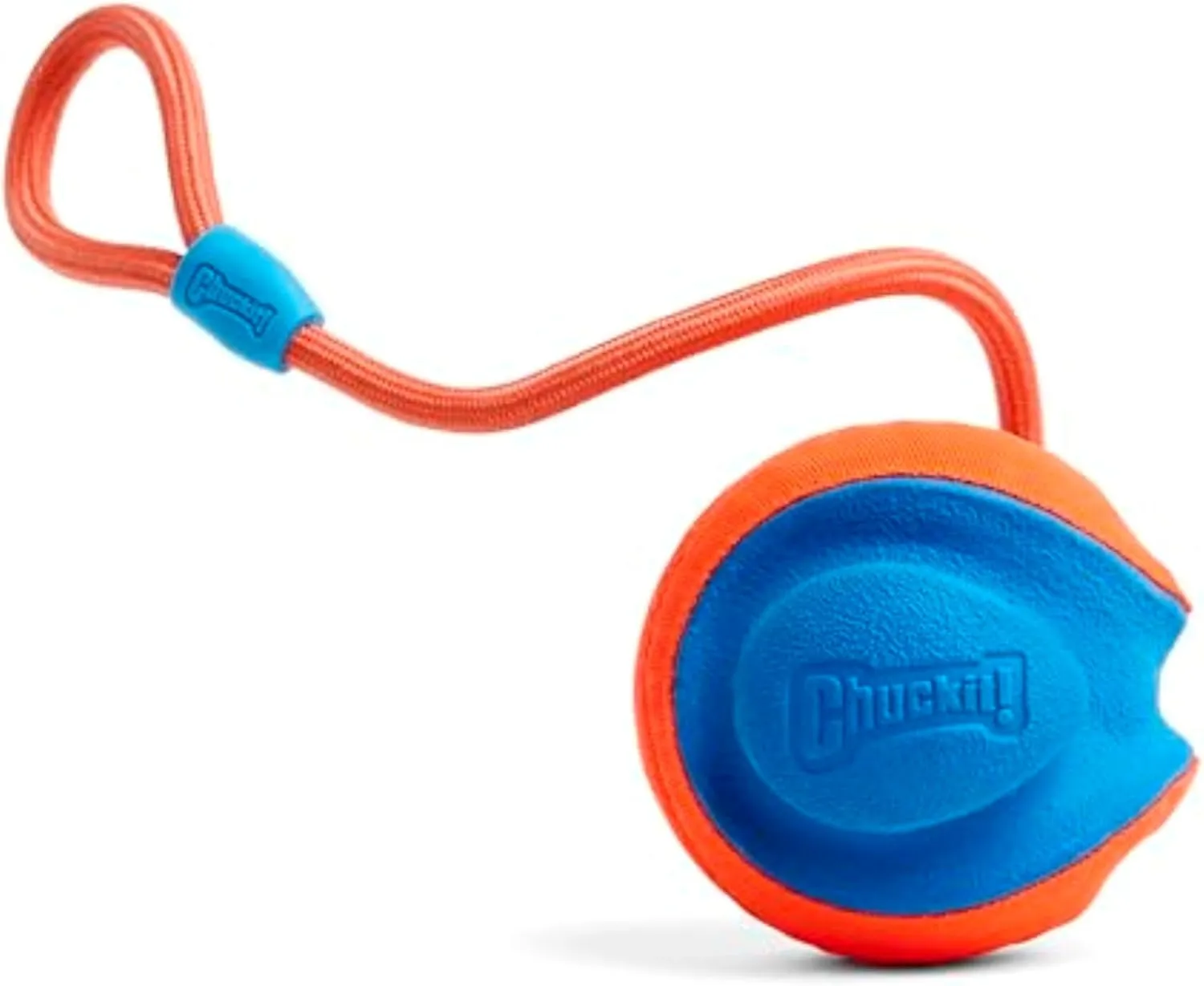 Rope Fetch Dog Toy 22-1/2 in. - Orange / Blue