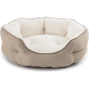 Round Pet Bed For Puppy And Kitten With Slip-Resistant
