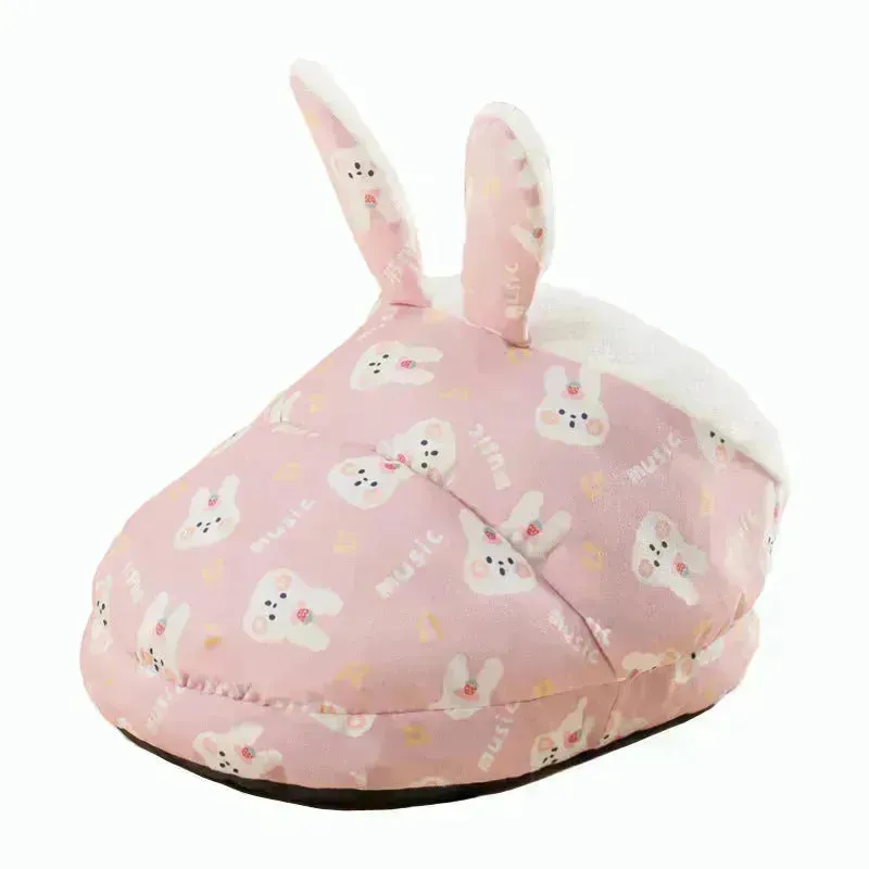Semi-Closed Cat & Dog Bed - All-Season Slippers Design