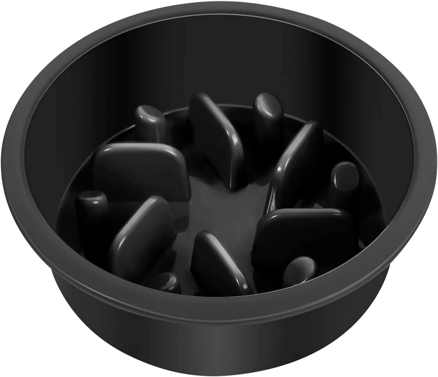 Slow Feeder Dog Bowls, Puzzle Food Bowl to Slow Down Eating, Fits into Elevated Pet Feeders, Interactive Feeding Dish for Small Medium Large Dogs