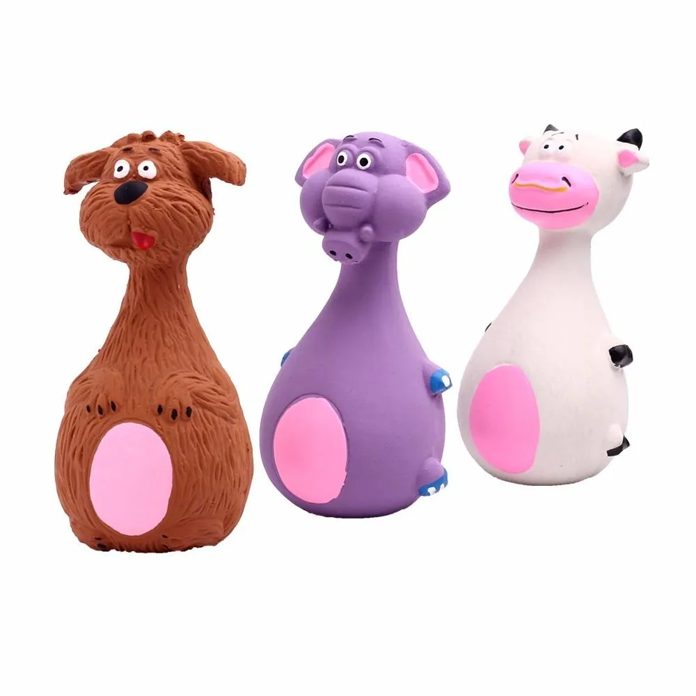 Squeaky Cow Dog Toy