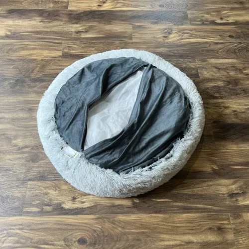Tall Tails Cuddle Dog Bed Frosted Grey Small