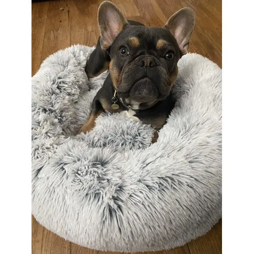Tall Tails Cuddle Dog Bed Frosted Grey Small