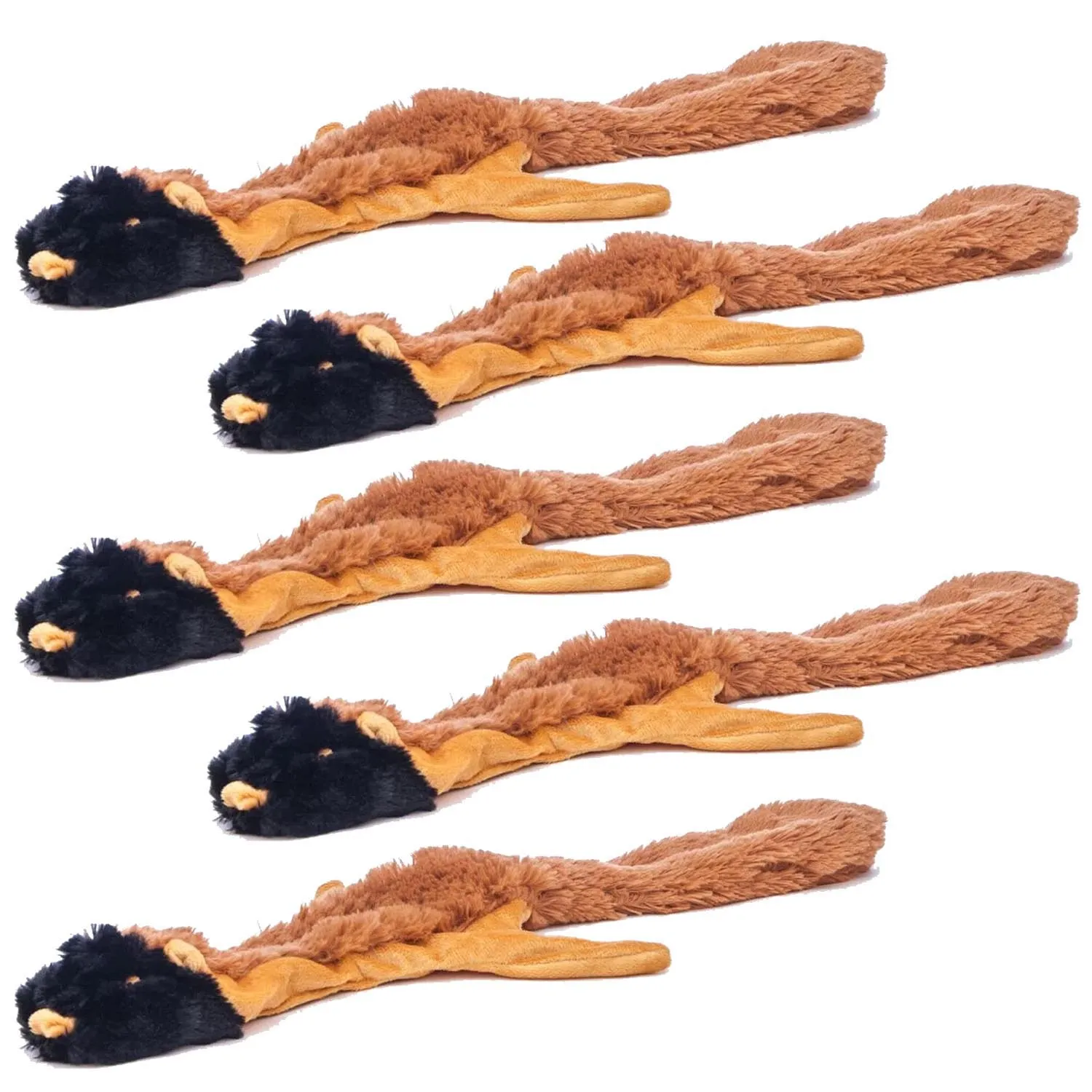 Thinnies with Rope Unstuffed Dog Toys (No Squeaker), 21"