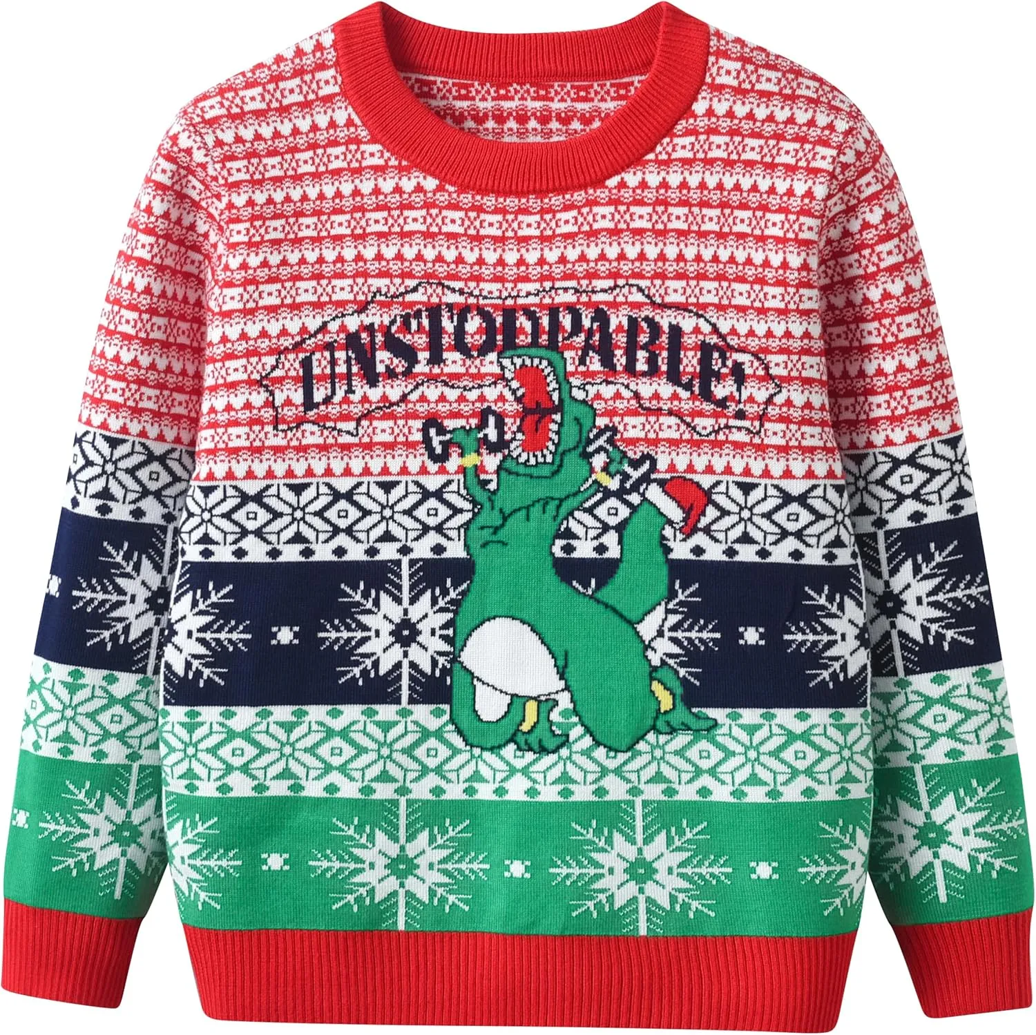 Toddler Girls Boys Christmas Sweater Knit Pullover Sweater Tops for Kids