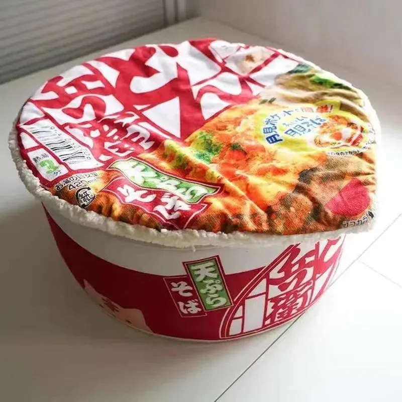 Trendy Noodle Design Plush Pet Bed