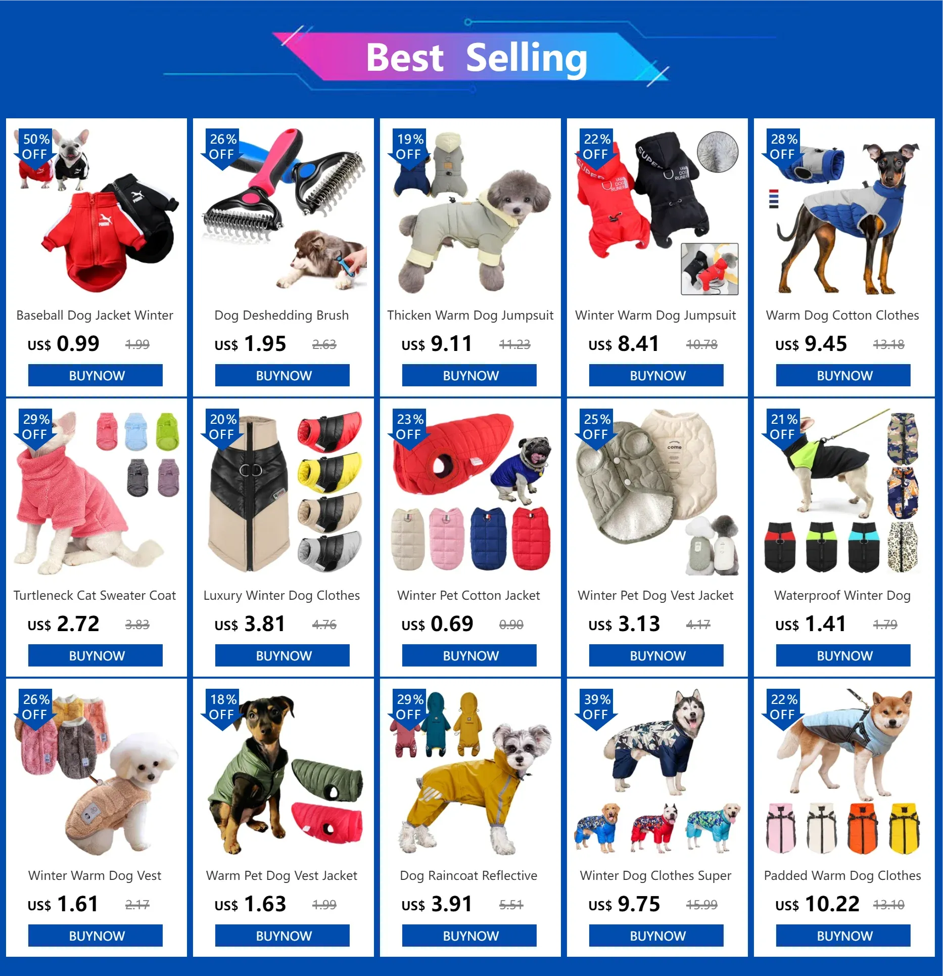Warm Fleece Vest for Small Dogs and Cats with D-Ring Attachment