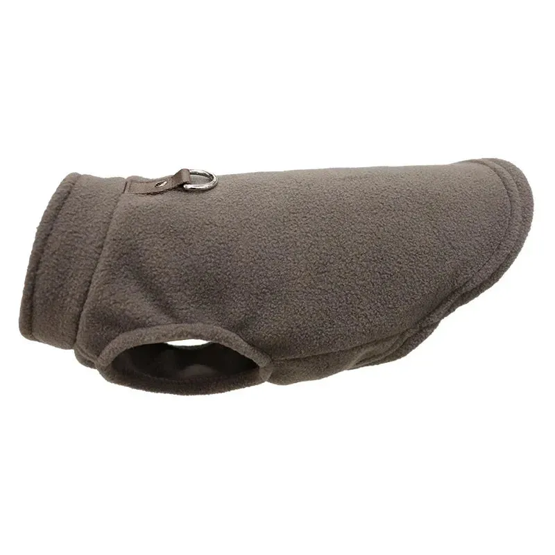 Warm Fleece Vest for Small Dogs and Cats with D-Ring Attachment