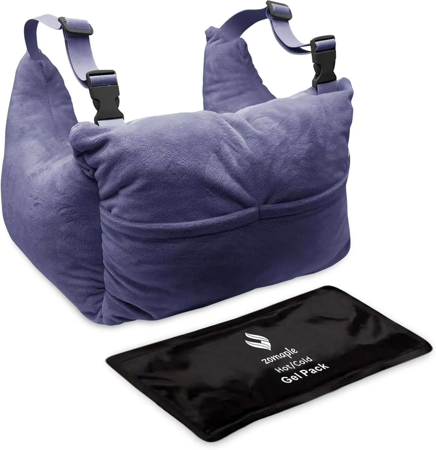 Zomaple Mastectomy Pillow - Post Surgery Pillow, Mastectomy Recovery Must Haves, Breast for After Heart Surgery, Reduction & Augmentation Patients Sleeping, Recovery Seatbelt Protection-Surgery Gift